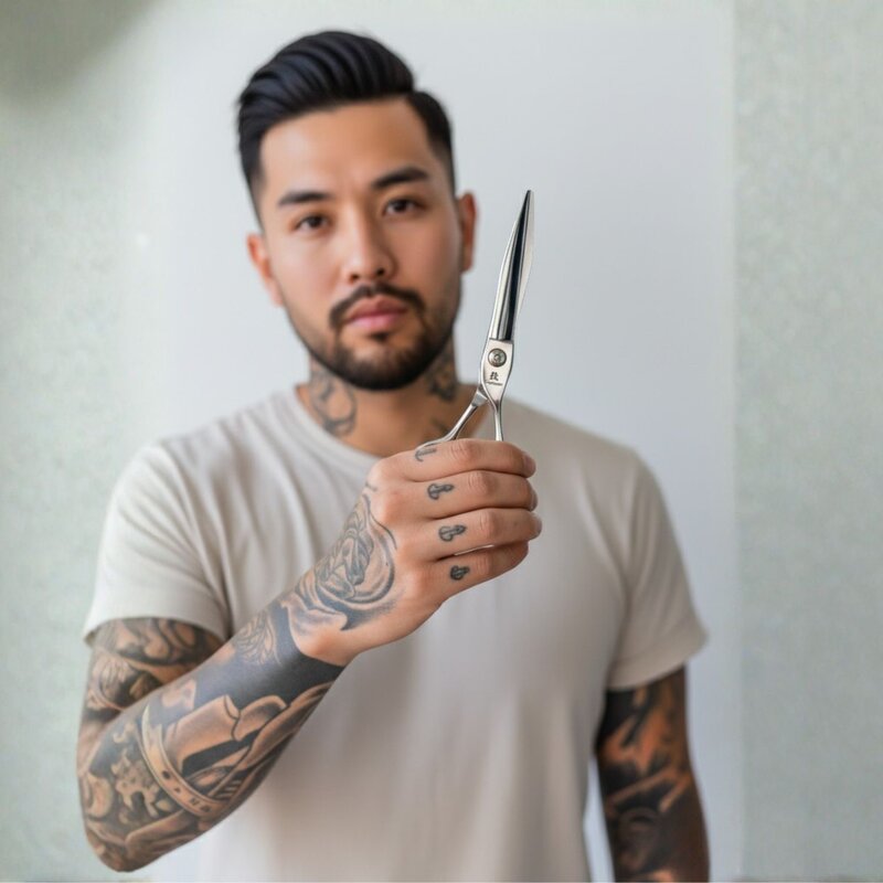 スタイリストの手——純鉄の鋏を握って