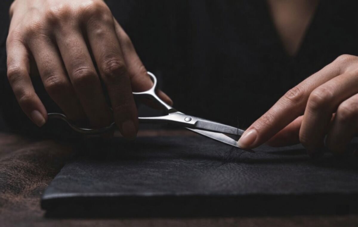 Offset handle in use