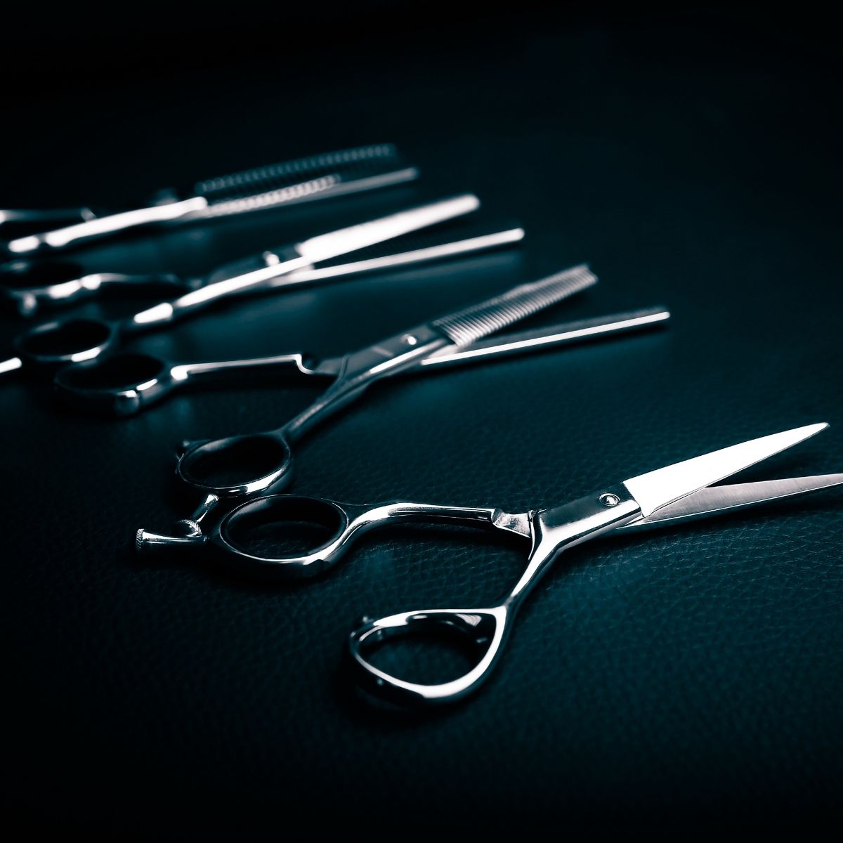 Juntetsu Hair Scissor Set With Silver Offset Design