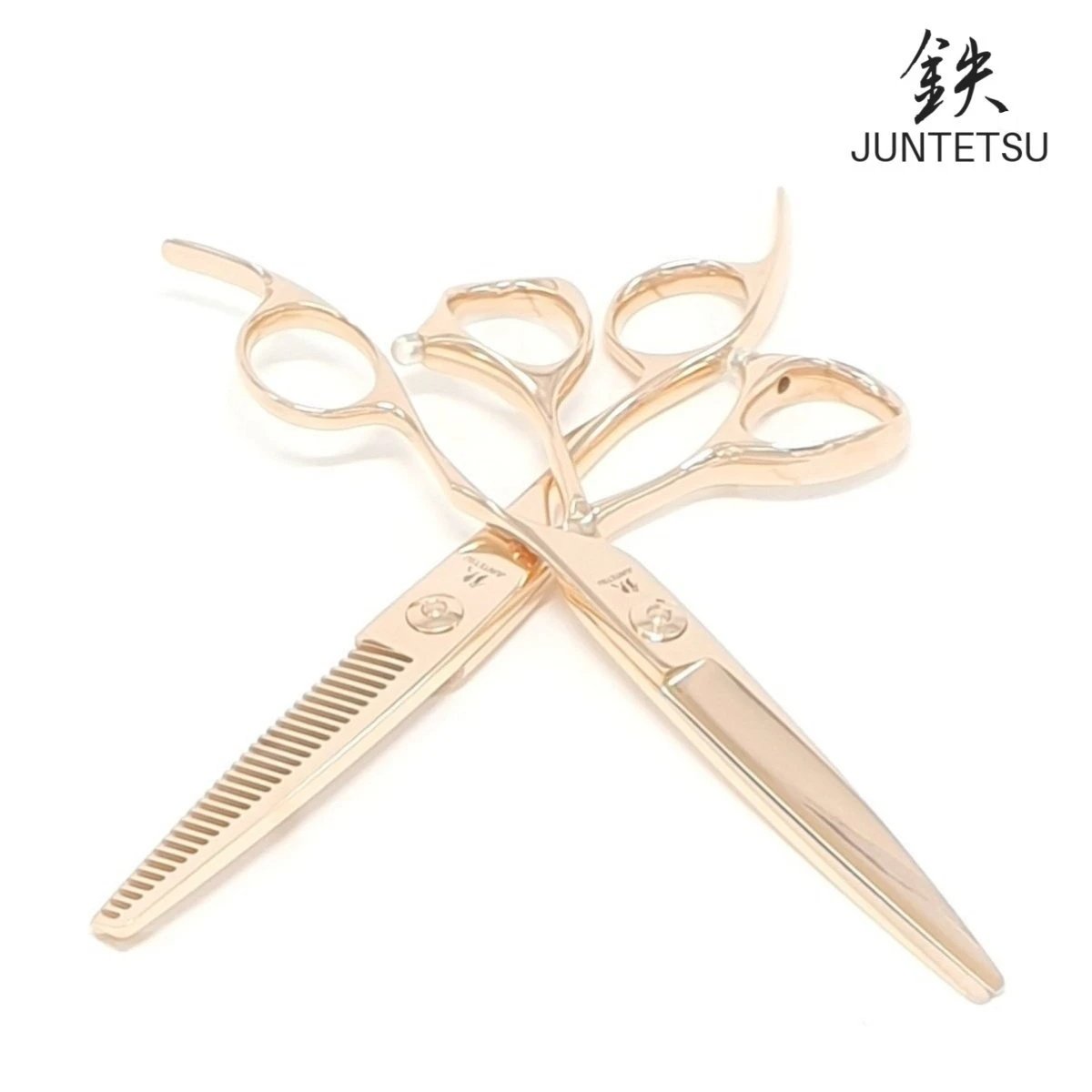 Juntetsu Rose Gold Hair Shears